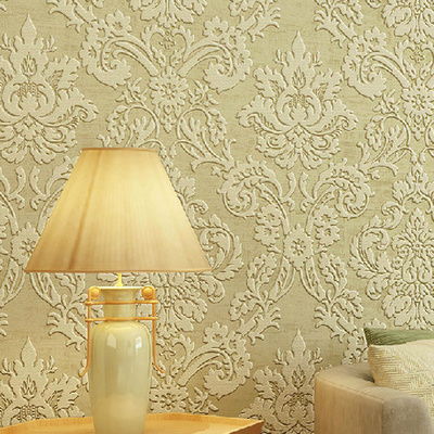 旗航壁纸QHO-F7植绒墙纸 营造优雅舒适的家居氛围